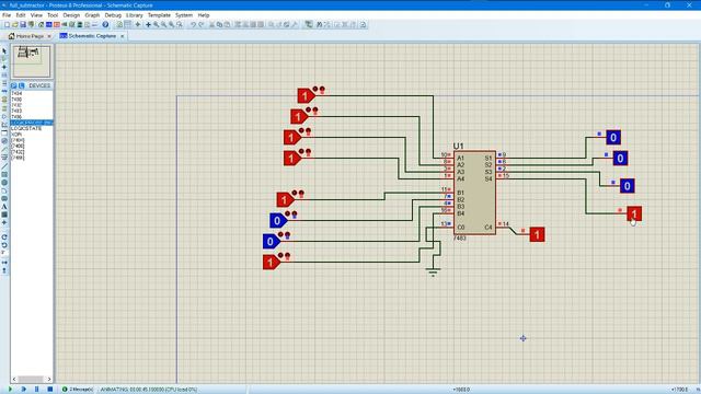 Digital Logic Design LAB Tutorial In Proteus | | Part-13 || FULL ADDER CASCADING USING 7483_IC смотреть онлайн