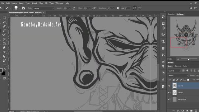 Hannya Mask Time lapse Video [Music: [Chill Lang by: MC Mafia]] смотреть онлайн