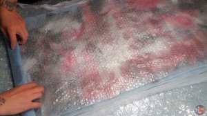 Пояс из собачьей шерсти (мокрое валяние)