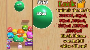 Blob Merge 3D | Real lock shape chang (2048Dd) 3d 2048 ball 3d video games Android, iOS New Update#