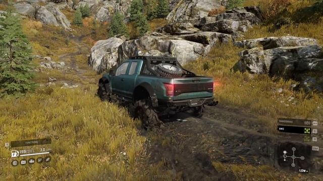 SnowRunner Mods - Ford F150 Raptor 2017 4x4 - Driving Mountain Offroad смотреть онлайн