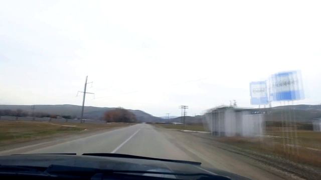 Еду с Балпык-би (Кировск) к скале три брата. смотреть онлайн