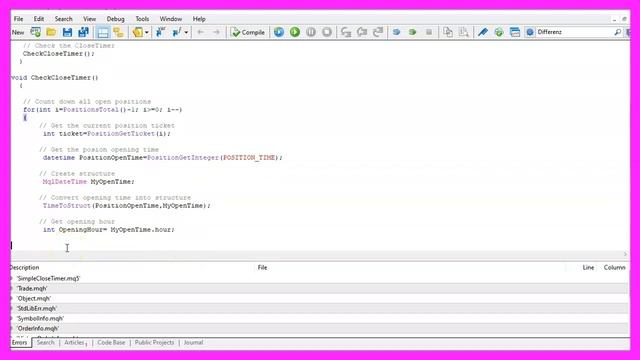 LEARN MQL5 TUTORIAL BASICS - 56 SIMPLE CLOSE TIMER смотреть онлайн