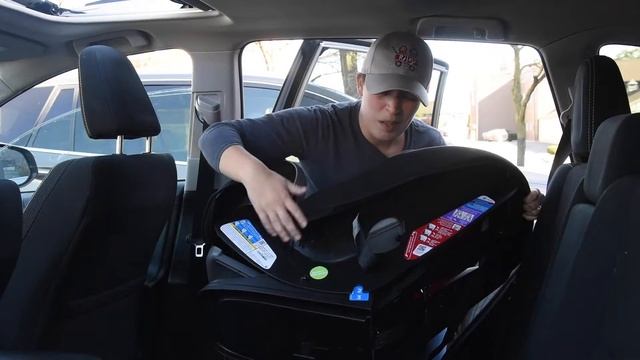 Safety 1st Grow and Go installed rear-facing with seat belt смотреть онлайн