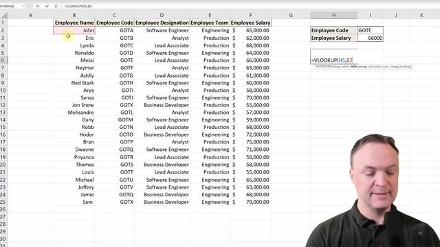 Vlookup Function in Excel for Beginners смотреть онлайн