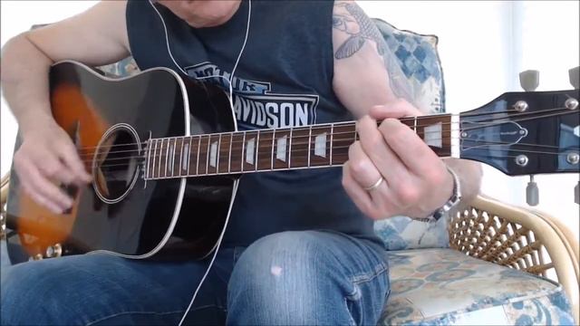 True - Spandau Ballet - jam - Chibson J-160E unplugged смотреть онлайн