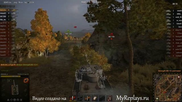 WOT: Карелия - PzKpfw VI Tiger (P) - 8 фрагов - Сталь ... смотреть онлайн