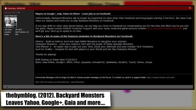 Backyard Monsters: A Great Game that is sadly unplayable смотреть онлайн