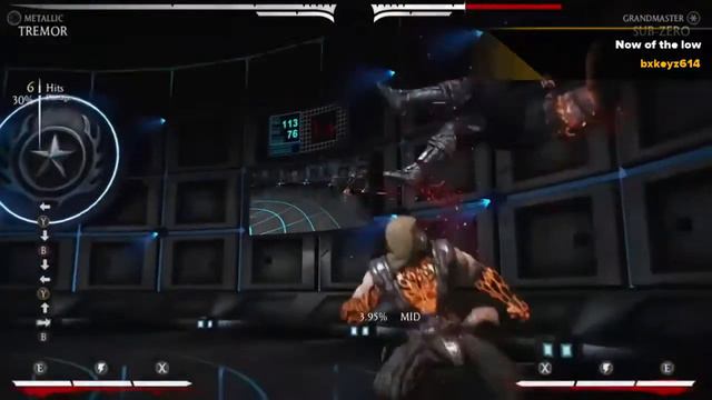 Mortal Kombat X Tremor's Metallic/Lava Kombos and Chip Damage смотреть онлайн