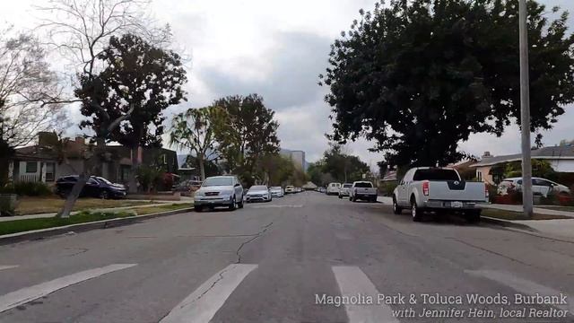 BURBANK - Driving Magnolia Park & Toluca Woods Neighborhoods, Los Angeles County, California, USA 4 смотреть онлайн