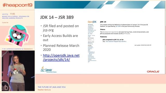 Heapcon 2019 | The Future of Java and You - Heather VanCura смотреть онлайн
