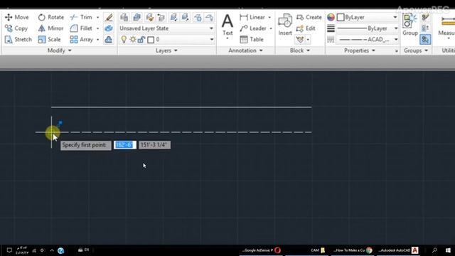 how to draw custom linetype scale with text. смотреть онлайн