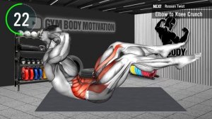 Тренировка косых мышц живота