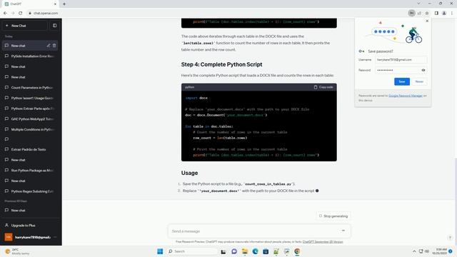 To count the row s values in different tables which are presented in docx by python смотреть онлайн
