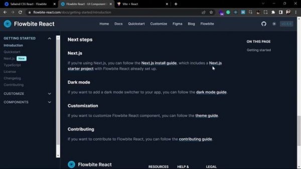 How to Install and Use Flowbite in React Js | Flowbite Tutorial