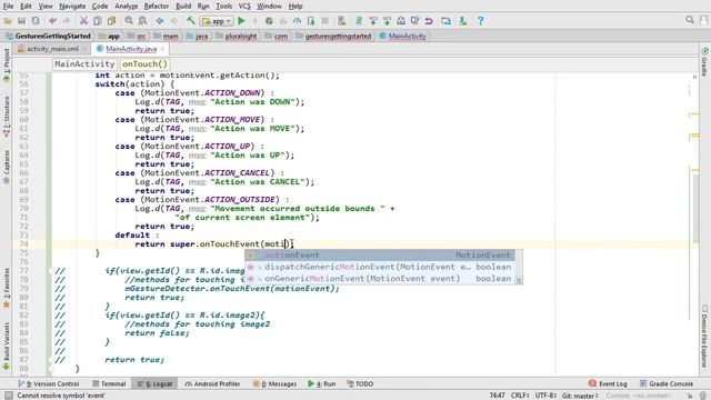 Android Gestures: Getting Started смотреть онлайн