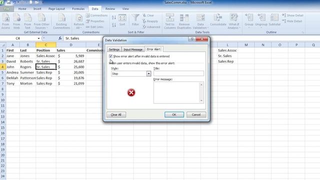 Mastering Excel 2010: 60 - Using Data Validation смотреть онлайн