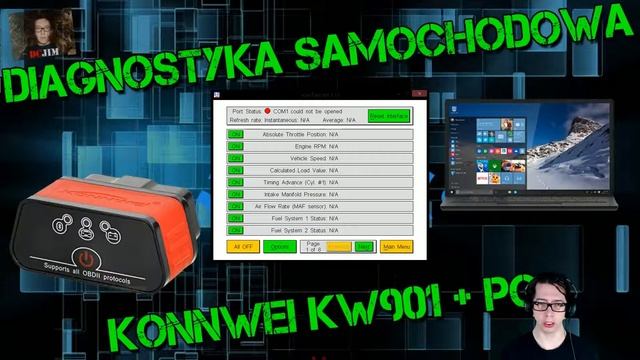 Diagnostyka Samochodowa - Konnwei KW901 + PC (Omówienie)