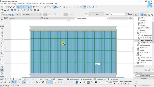 Custom Curtain Wall Art of Geomatric façade смотреть онлайн