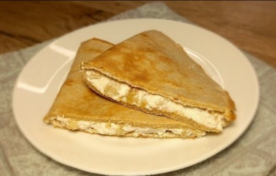 Овсяноблин с творогом и яблоком - 125 ккал на 100 гр. смотреть онлайн