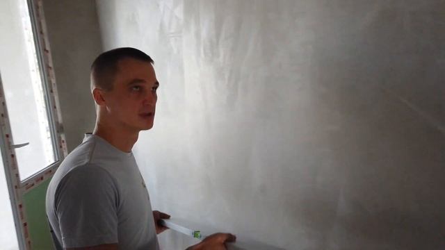Штукатурка стен механизированным способом, в исполнении нашей бригады штукатуров, г. Новороссийск смотреть онлайн