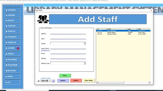OFFLINE LIBRARY MANAGEMENT SYSTEM FOR SCHOOLS - EXCEL/VBA PROJECT смотреть онлайн