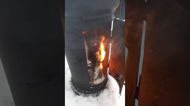 Лучшая печь под Казан из газового баллона и автомобильного диска. смотреть онлайн