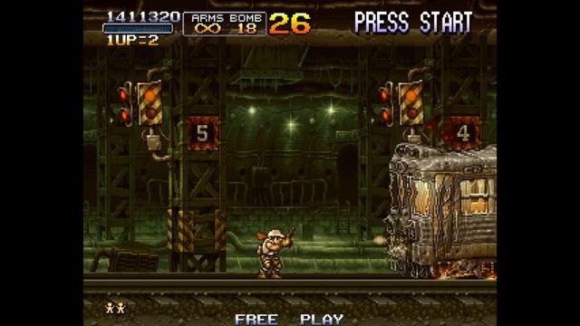 Metal slug 2 - уровень меня убивает морально... смотреть онлайн