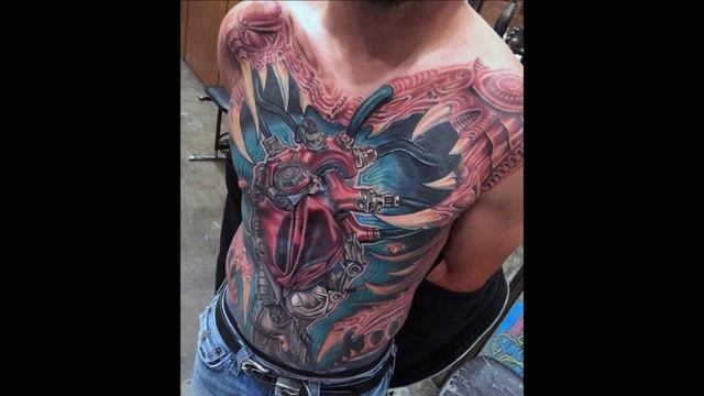 40 3D Chest Tattoos For Men смотреть онлайн