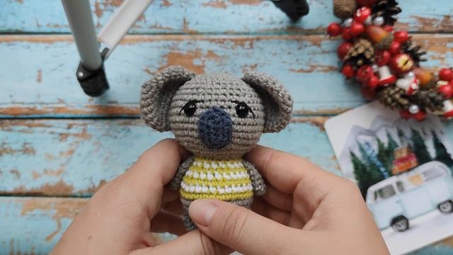 Коала брелок, описание, мастер класс смотреть онлайн