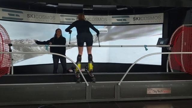 SKI simulator practice. SKICOSMOS North Vancouver смотреть онлайн