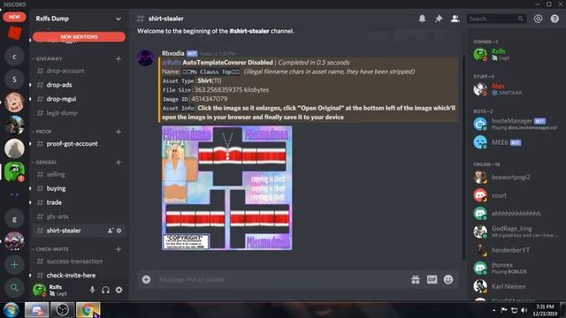 Roblox how to steal any cloths on roblox using discord bot! смотреть онлайн