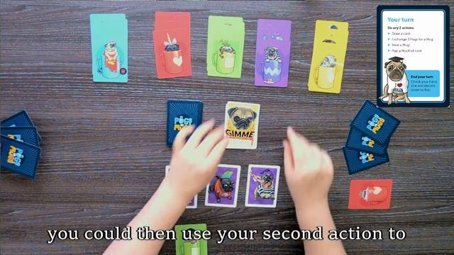 How To Play The Card Game - Pugs in Mugs смотреть онлайн
