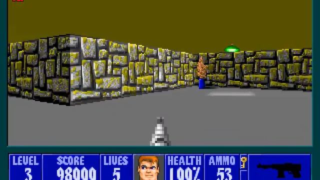 Wolfenstein 3D 2 эпизод 3 серия