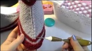 ВЯЗАНИЕ СПИЦАМИ. СЛЕДКИ- САПОЖКИ СПИЦАМИ. САМЫЕ ПРОСТЫЕ.