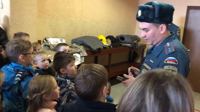 Токсово - экскурсия в пожарную часть № 94 30.03.2019 смотреть онлайн