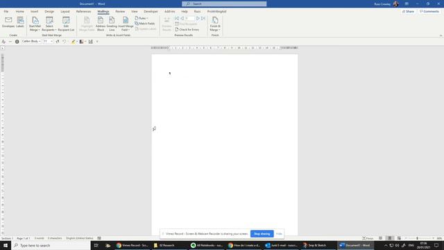 Microsoft Word: Mail Merge with a List of Names смотреть онлайн