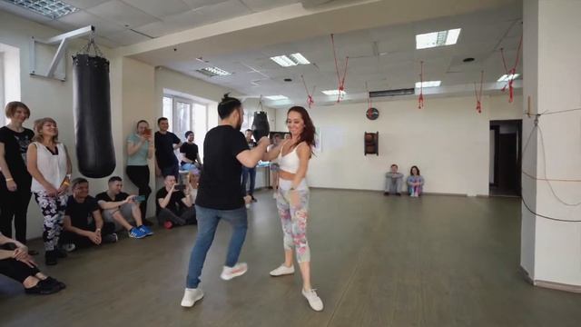 Brazilian zouk demo 24.04 Vlad Belov & Taty Pinarina смотреть онлайн