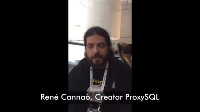 Interview with René Cannaò from ProxySQL at Percona Live Dublin смотреть онлайн