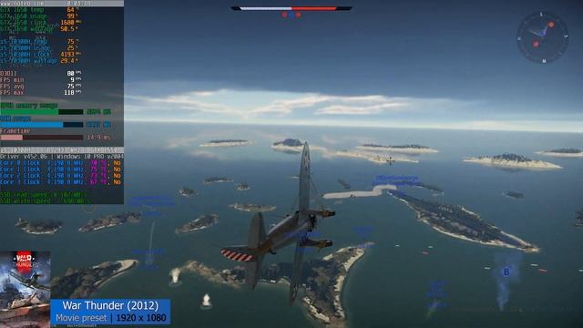 War Thunder - Acer Nitro 5 AN515-55 (2020) benchmark gameplay | GTX 1650 + i5-10300H | смотреть онлайн