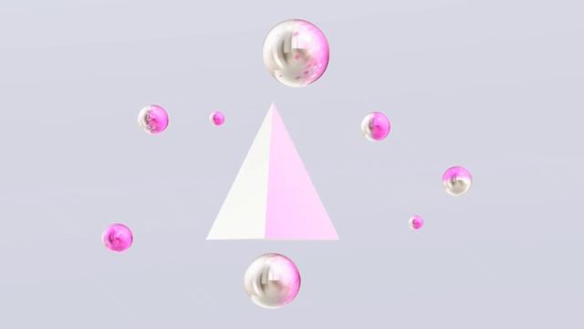 Футаж-анимация 3D: пирамида и шары. Вращение. Paint 3d. PowerPoint смотреть онлайн