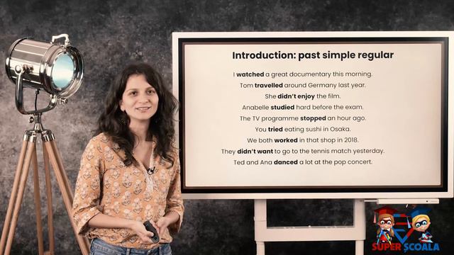 Limba Engleză - Clasa a VI-a - Past simple regular verbs - affirmative and negative смотреть онлайн