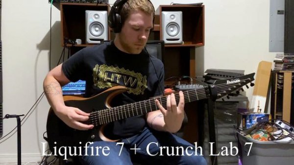 Dimarzio Fusion Edge Vs  Dimarzio Liquifire 7 & Crunch Lab 7 - Ibanez RGDR4327