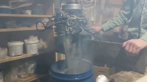 Как сделать мотор Ветерок 8 тише - часть 3 . Пластина в дейдвуде