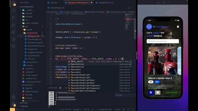 Image Carousel | Game Rental App | React Native | ReAnimated 3 | Tutorials | CeylonIQApps смотреть онлайн