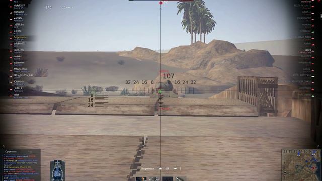 Tiger II (H) VS T-34-85 (T-5D) war thunder смотреть онлайн