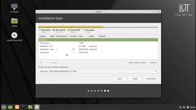 HOW TO INSTALL LINUX MINT 20 UEFI MODE + GPT смотреть онлайн
