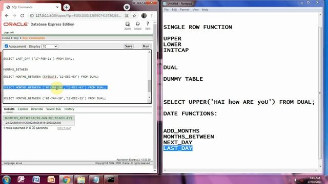 Oracle SQL predefined in tamil смотреть онлайн