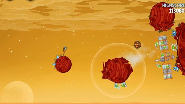 Angry Birds Space Прохождение Red Planet. Уровень 5-18 смотреть онлайн