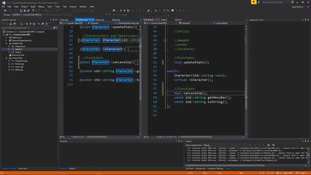C++ Game Development 2 | State RPG 08 | Leveling up algorithm, and fixing with the menu! смотреть онлайн